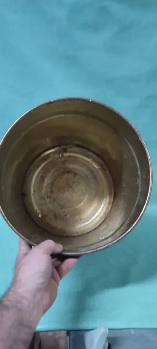 Lata gigante Cola Cao cubo papelera