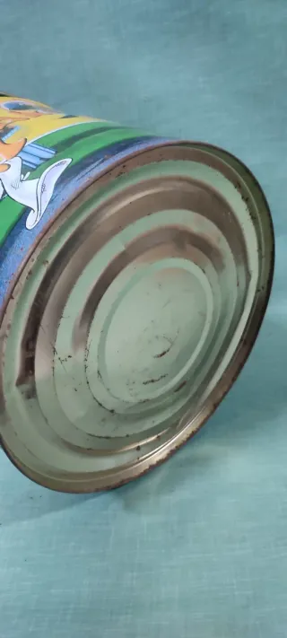Lata gigante Cola Cao cubo papelera