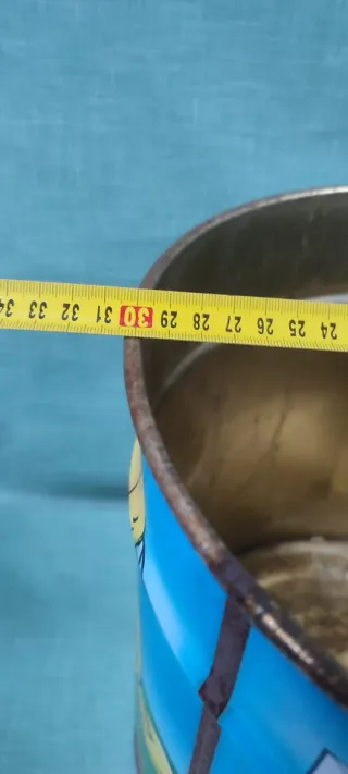 Lata gigante Cola Cao cubo papelera