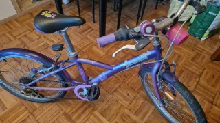 Bicicleta Niña Morada