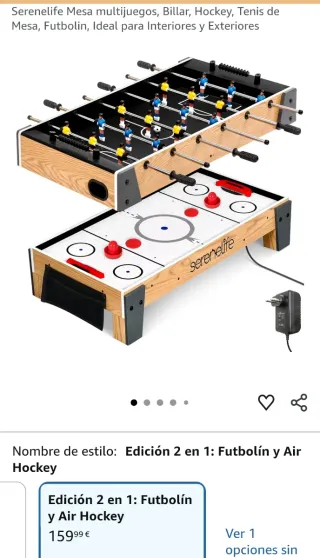 Mesa Air Hockey Futbolín
