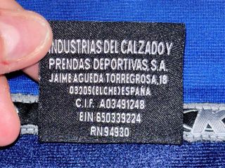 Chaqueta Vintage Kelme Fútbol Talla L