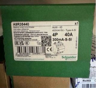Diferencial Schneider A9R35440 4P 40A 300mA SI
