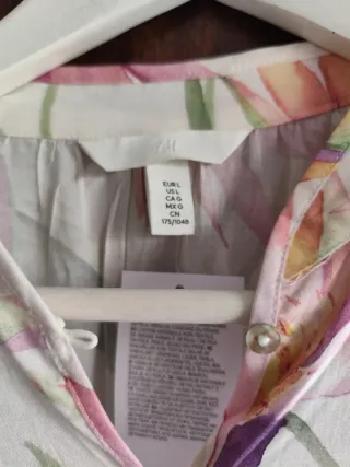 Vestido largo estampado floral