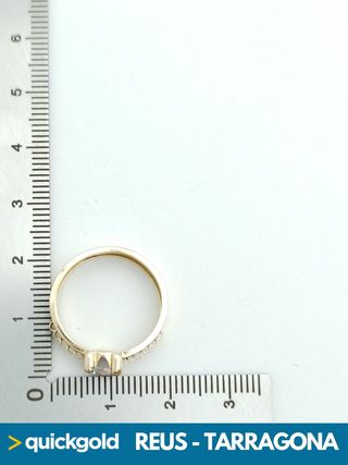 040-01-00483 SOLITARIO ORO 18K T13