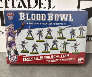 Scatola di miniature per Blood Bowl, squadra di Elfi Oscuri