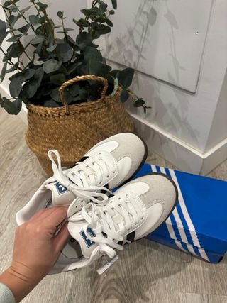 Adidas Samba Blancas y Negras