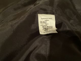 Falda negra con cinturón