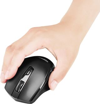 Amazon Basics Ratón inalámbrico ergonómico, DPI aj
