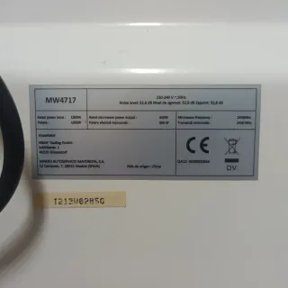 Microondas blanco
