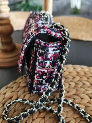 Bolso Guess Tweed Multicolor