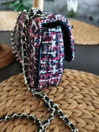 Bolso Guess Tweed Multicolor