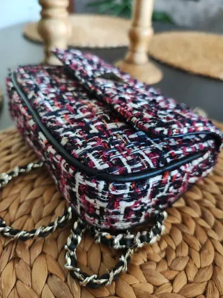 Bolso Guess Tweed Multicolor