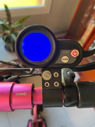 Patinete Eléctrico Rosa con Asiento Desmontable