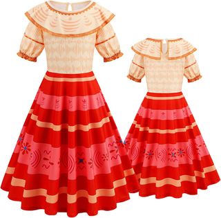 Vestido de Princesa para Niñas con Corona y Acceso