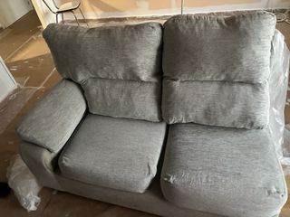 Sofá de 2 plazas gris
