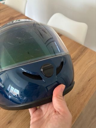 Casco Moto Azul Devil TR500