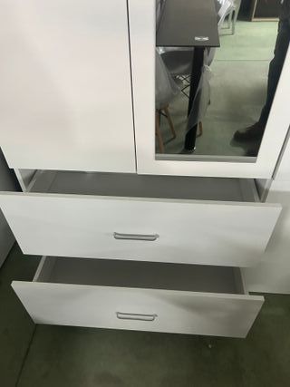 ARMARIO 3 PUERTAS + ESPEJO + 2 CAJONES 190cm*