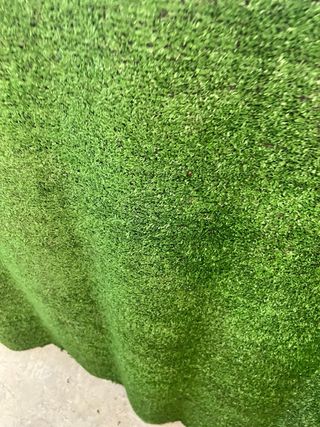 Césped artificial enrollado