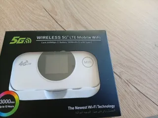 Ruter Portátil 5G+ LTE MiFi 3000mAh