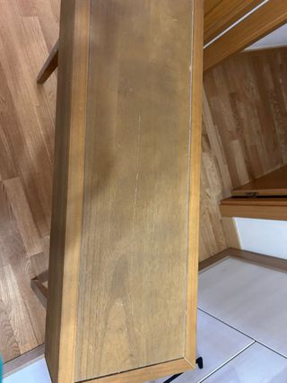 Mueble Auxiliar Madera Diseño Azulejos