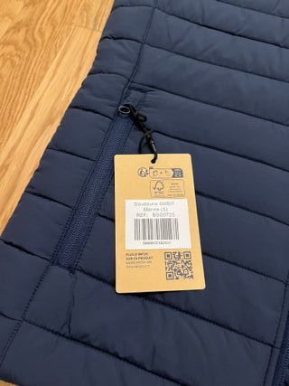 Gilet imbottito Bering modello Orbit NUOVO blu S