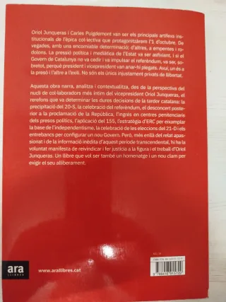 Oriol Junqueras. Fins que siguem lliures (Catal...