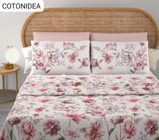 Completo letto floreale