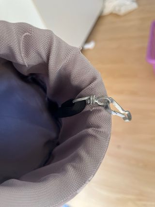 Bolso Transportín Perro Huellas Gris