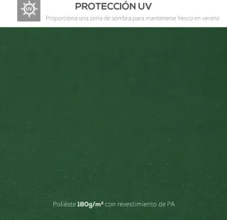 Techo Repuesto Cenador 3x3 Verde