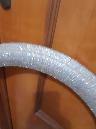 Cornice rotonda con paillettes h85cm