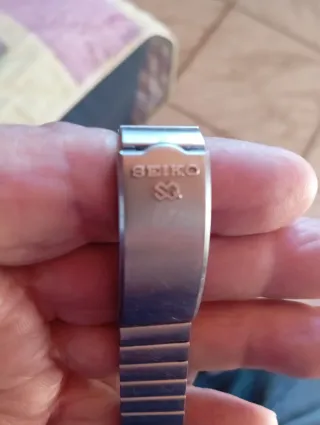 Reloj Seiko Quartz LC Cronógrafo Plata