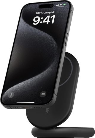 Belkin BoostCharge Cargador con Qi2, Soporte magné