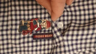 Camicia Teddy Bear quadri 4-5 anni