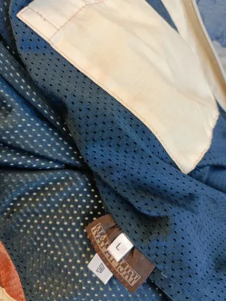 Giacca a vento Napapijri beige/blu