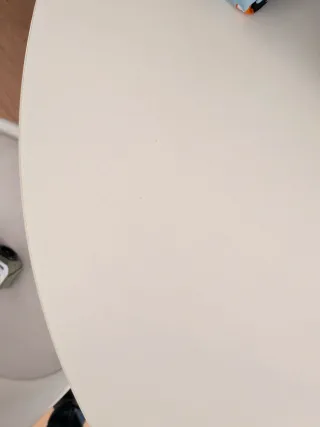 Mesa redonda blanca moderna IKEA (DOCKSTA)