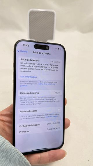 iPhone 15 Pro 256GB Plata (Face ID No Funciona)