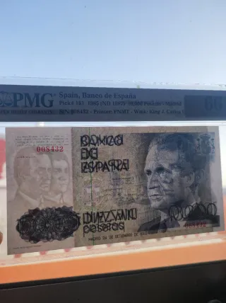 Billetes PMG