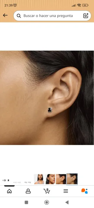 Pendientes Ónix originales.