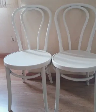 Sillas Thonet Blancas (2 unidades)