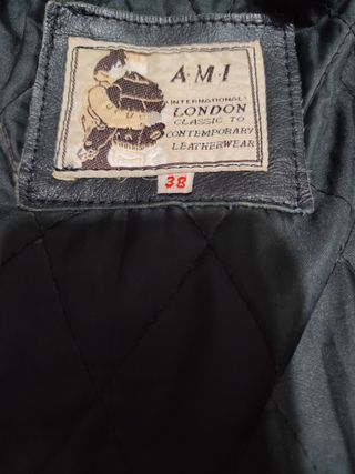 Chaqueta de cuero AMI