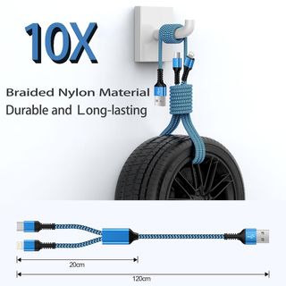 Cavo di ricarica multiplo 2 in 1 universale per iPhone