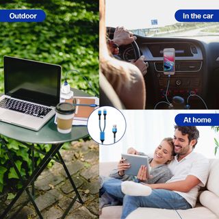 Cavo di ricarica multiplo 2 in 1 universale per iPhone