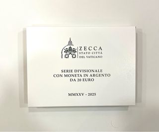 Euroset Vaticano 2025 Qualità Proof