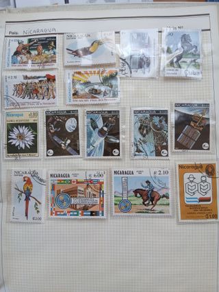 Gran coleccion de sellos de todo el mundo