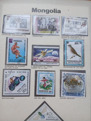 Gran coleccion de sellos de todo el mundo