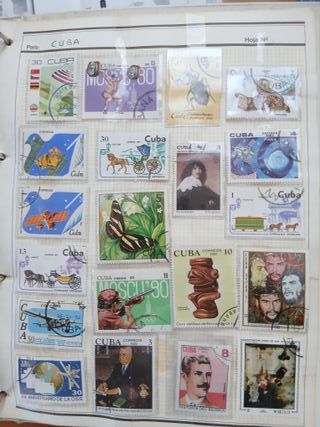 Gran coleccion de sellos de todo el mundo