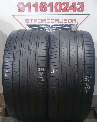 295 35 22 H PIRELLI RUEDA AL 90% VIDA UTIL