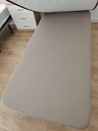 Juego cama visco de 90 con somier y almohada