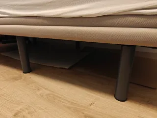 Juego cama visco de 90 con somier y almohada